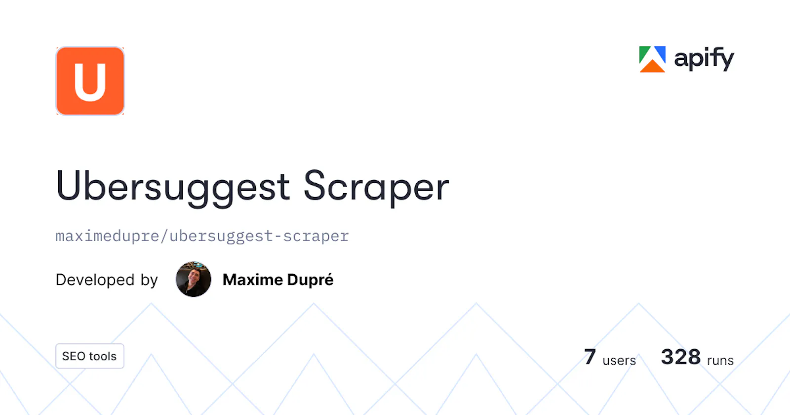 Ubersuggest Scraper screenshot 1