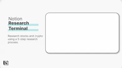 Notion Investment Dashboard gallery image
