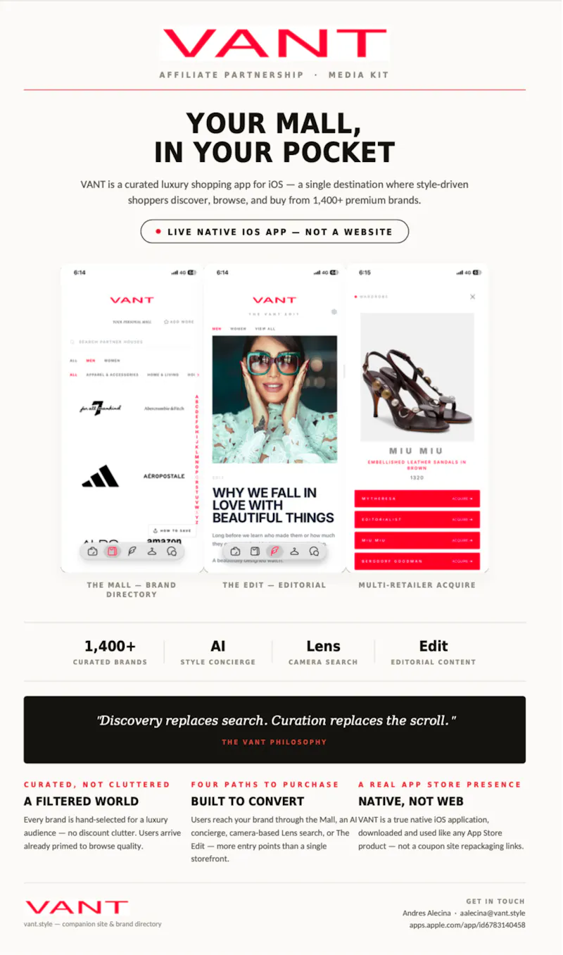 VANT Style Concierge screenshot 1