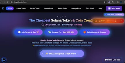 Cheapest Token Creator Ever gallery image