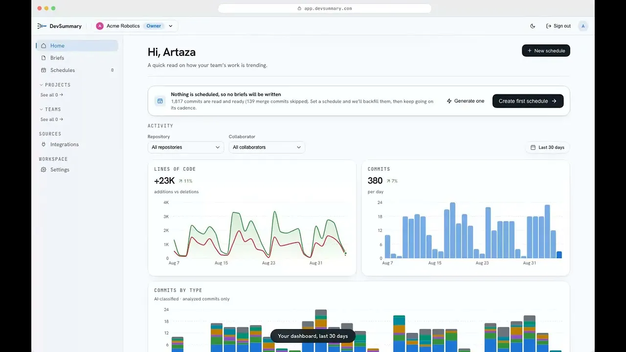 DevSummary gallery image