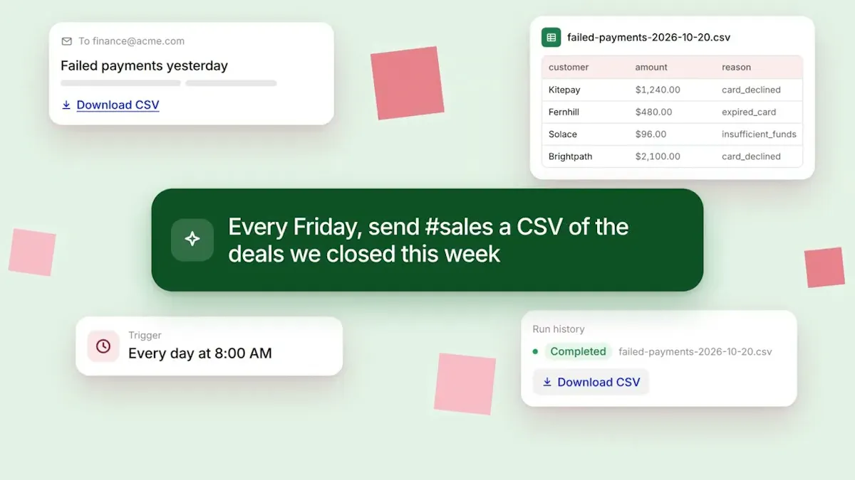 Basedash Scheduled CSV Exports
