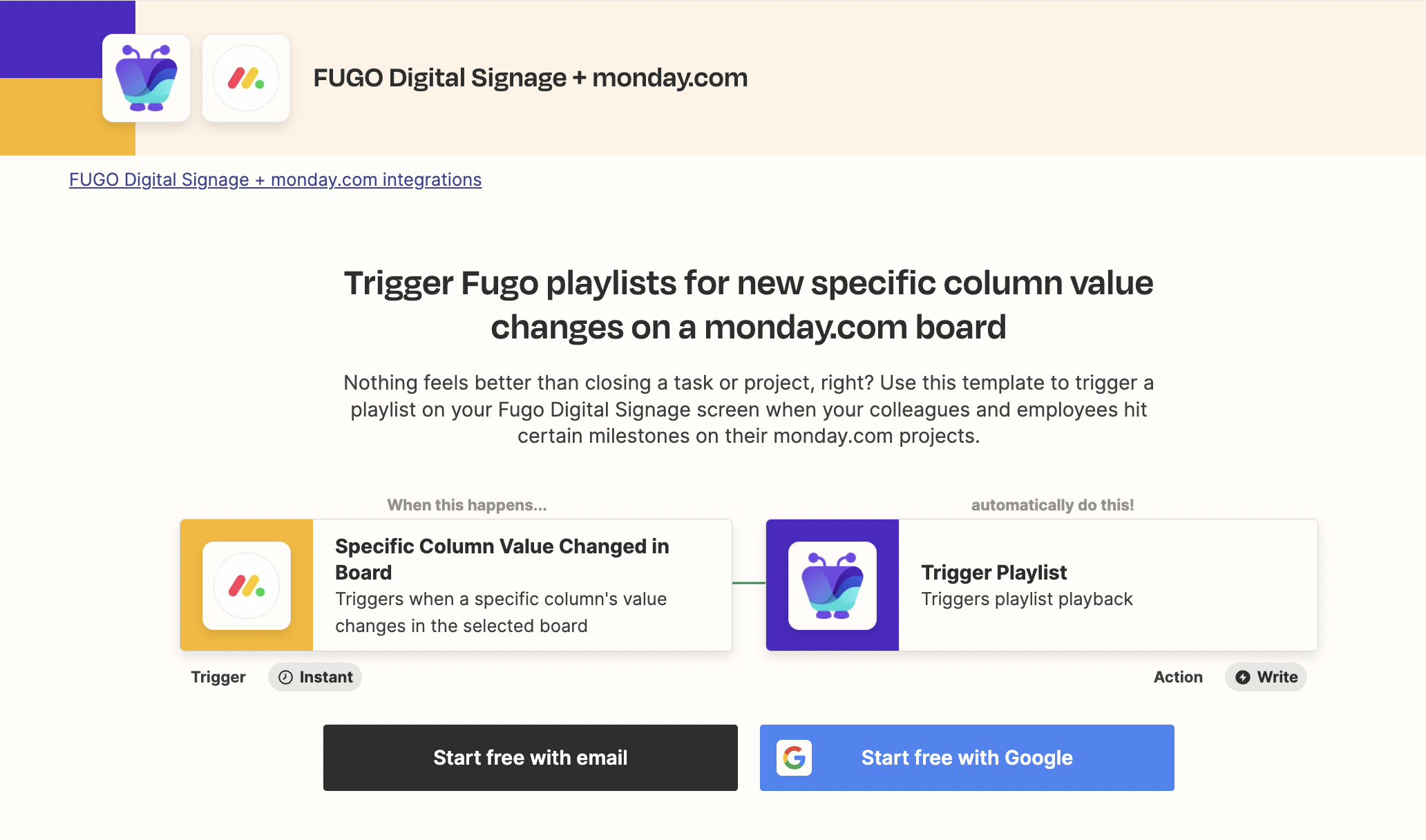 FUGO ZAPIER - Sync TV schermati ai tuoi strumenti di lavoro con Fugo & Zapier media 3