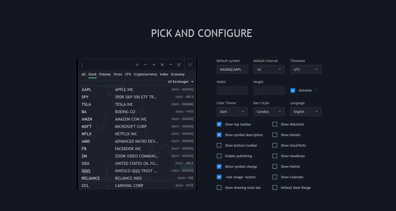 Dashboard tradingview gallery image