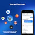 Homer Keyboard & iMessage App