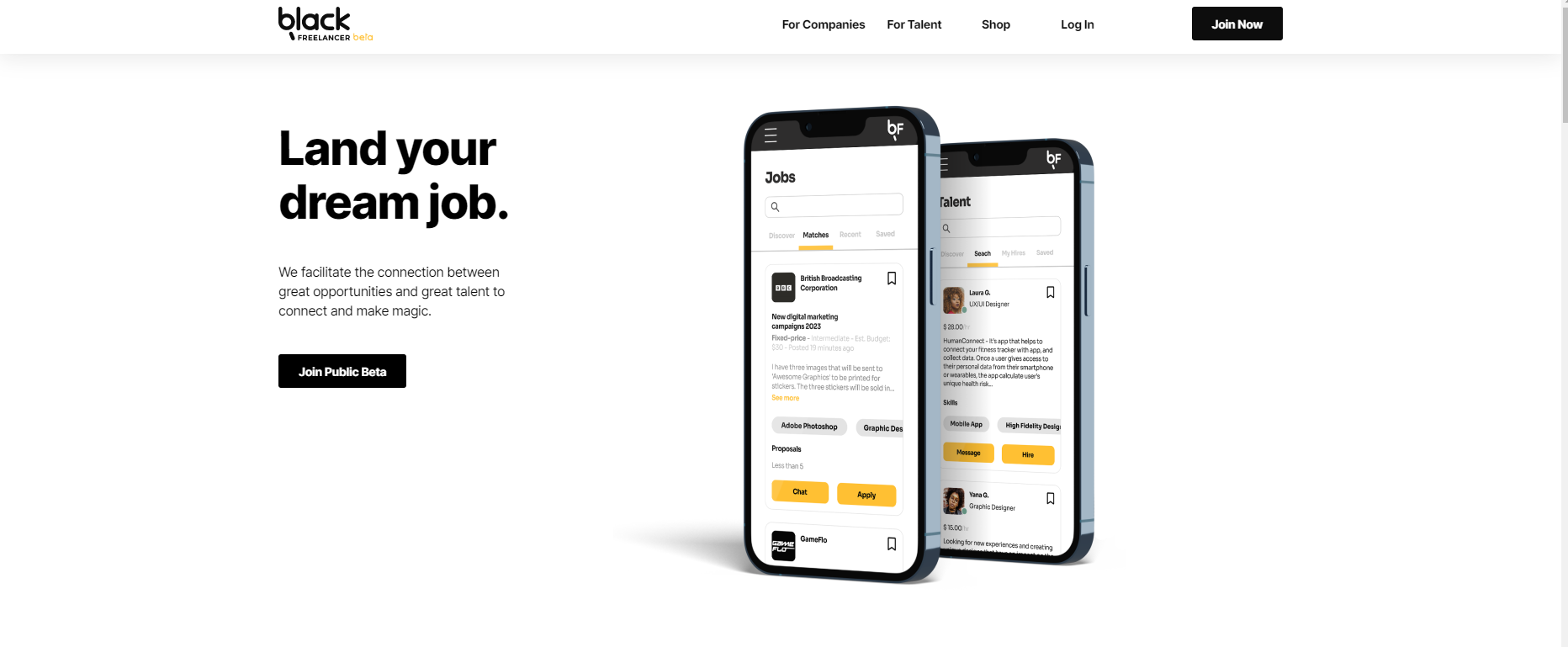 Mídia 1 de Freelancer preto