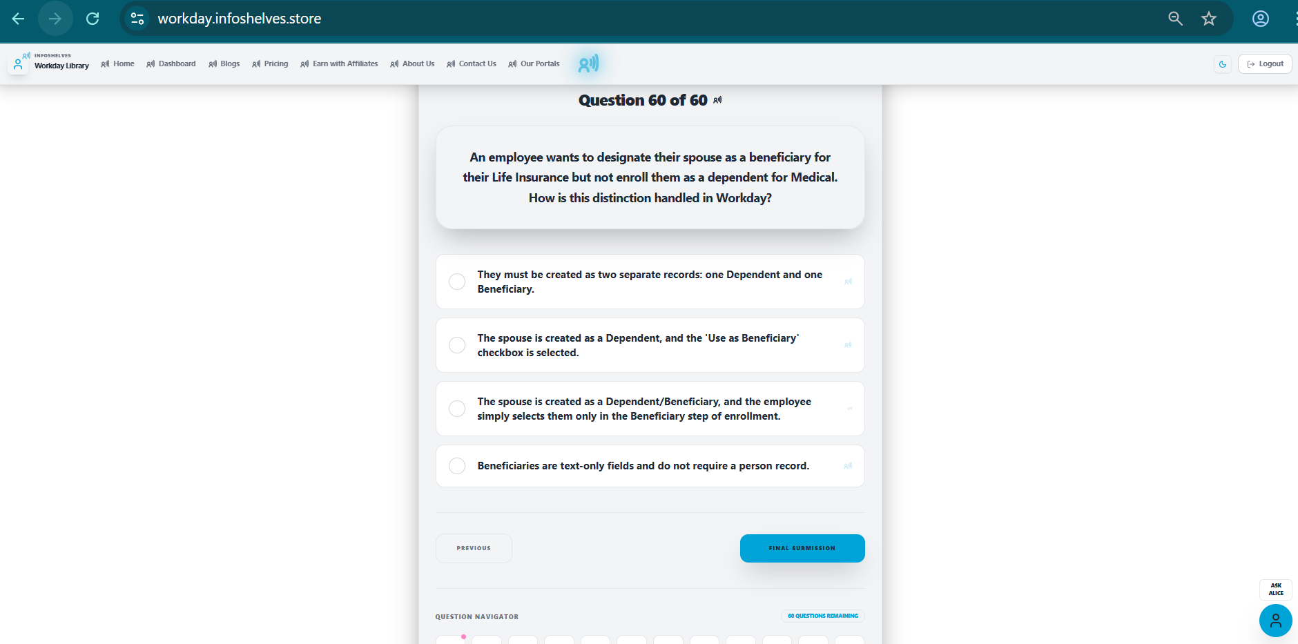 InfoShelves Workday Certification app gallery image