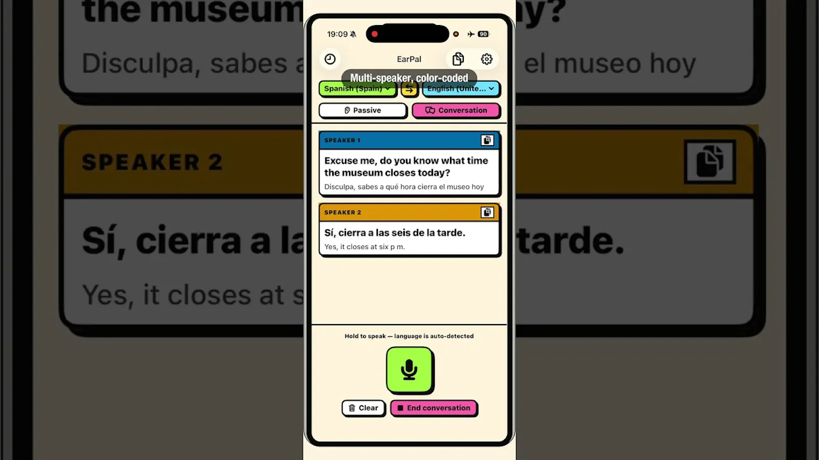 EarPal Translator  screenshot 1 (video preview)