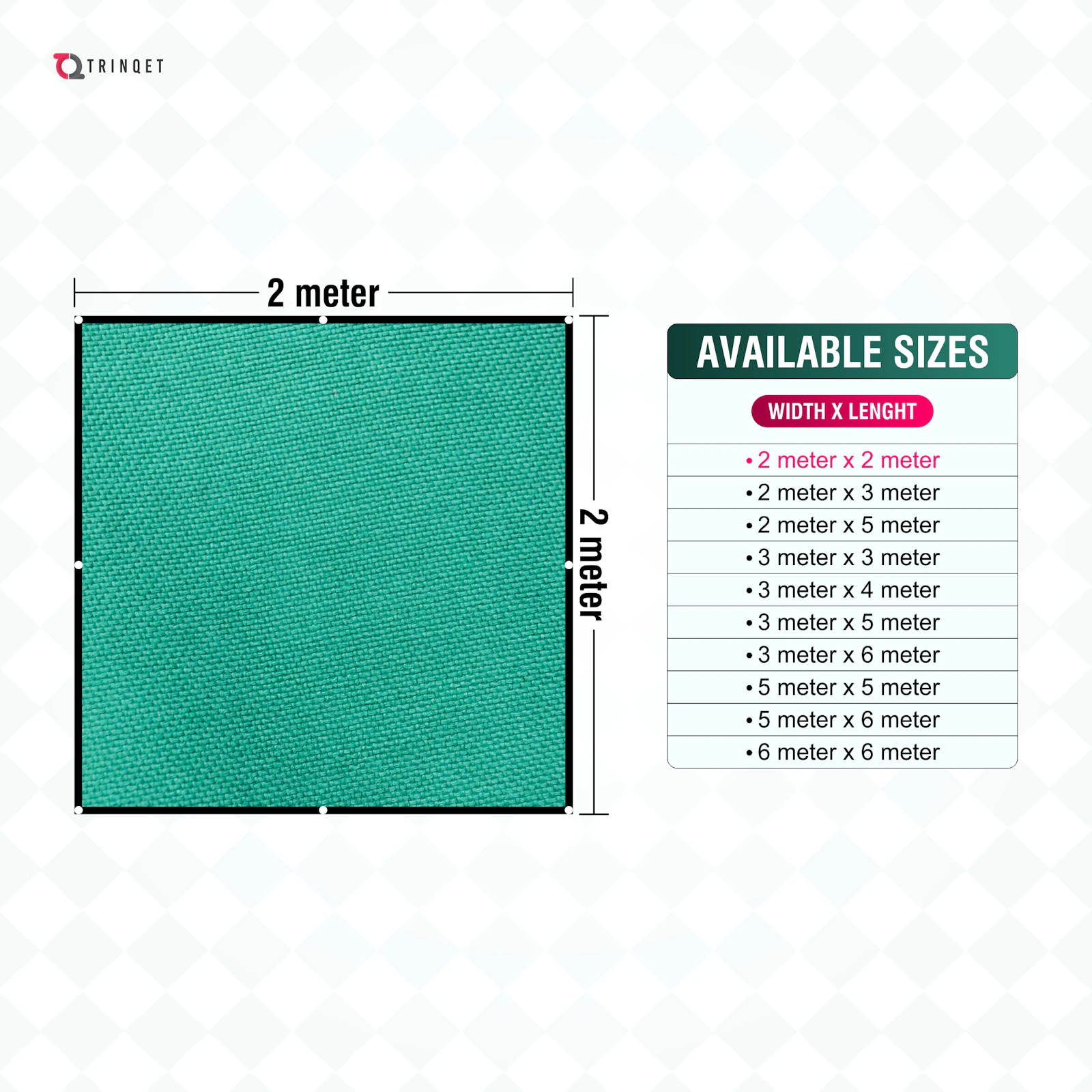 Trinqet -2x2mt (6x6ft) Window Shade Net screenshot 7