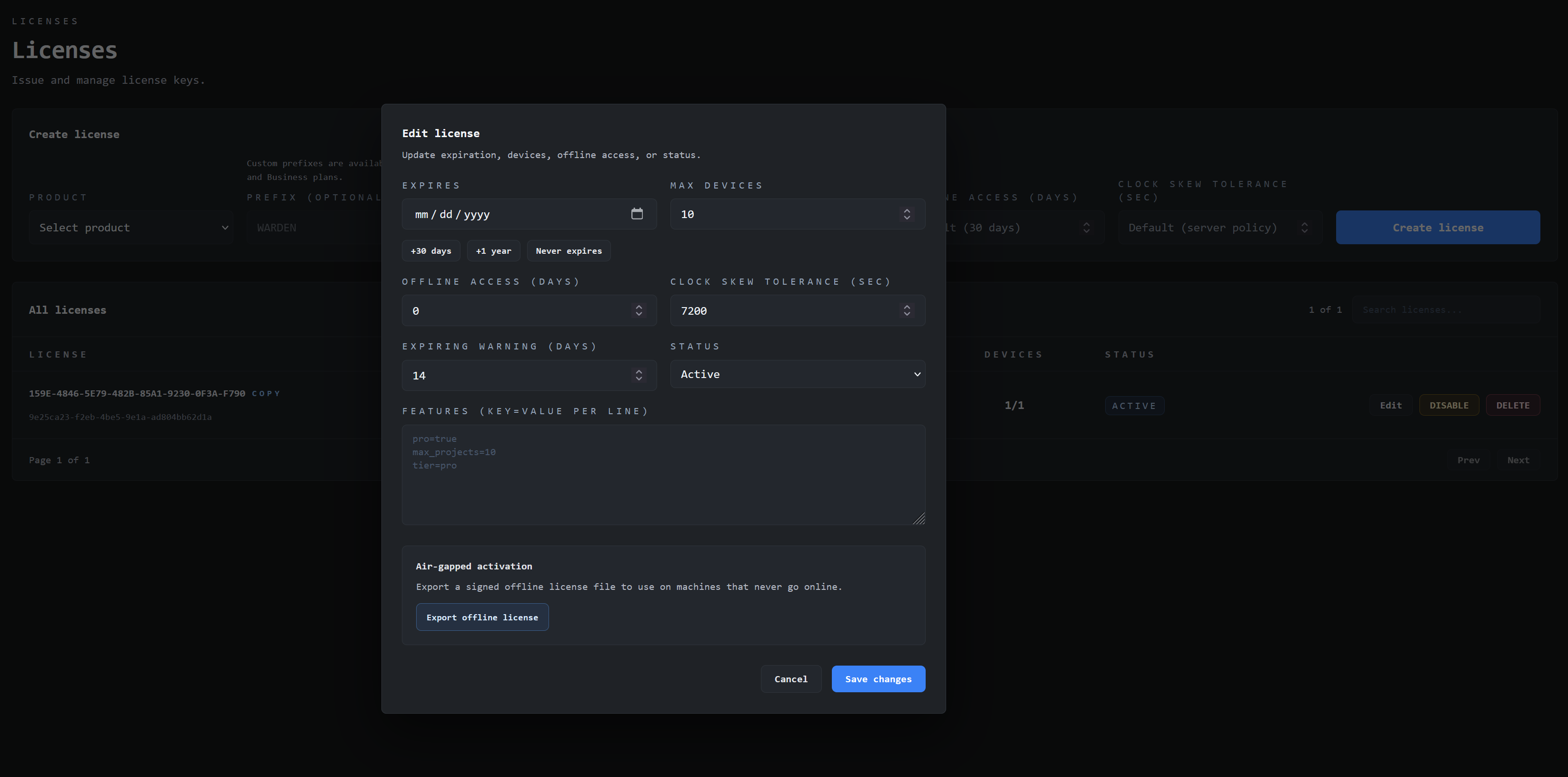 AuthWarden - Screenshot 3 showing product features and functionality