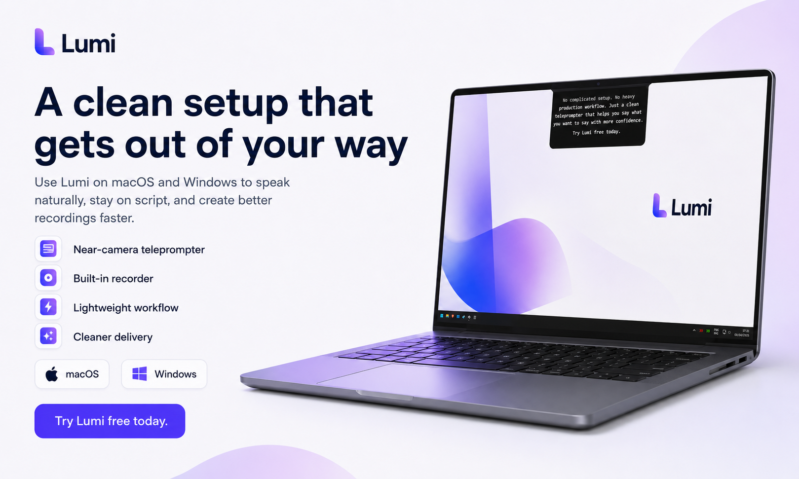 Lumi - Teleprompter + Recorder  gallery image