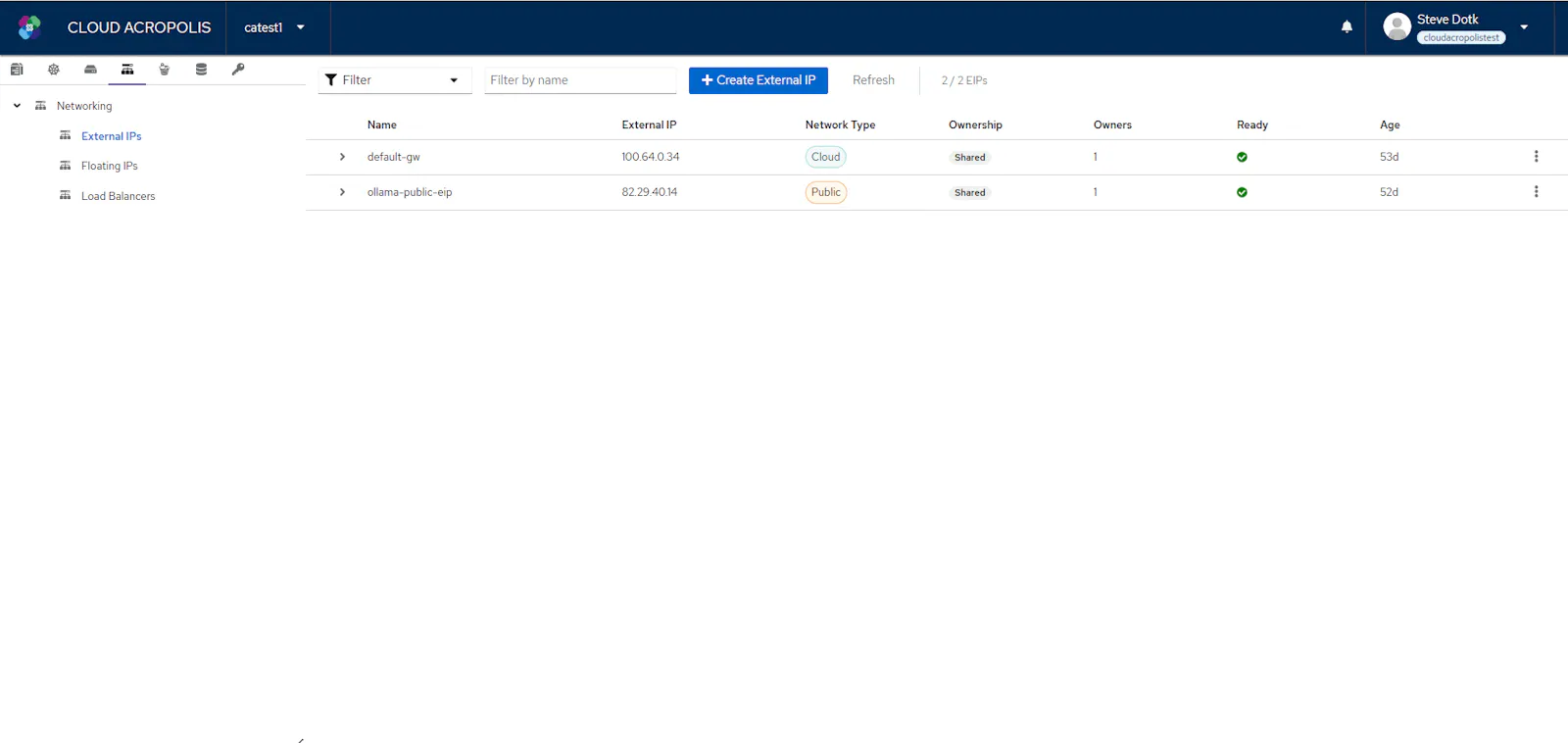 Cloud Acropolis Kubernetes screenshot 1