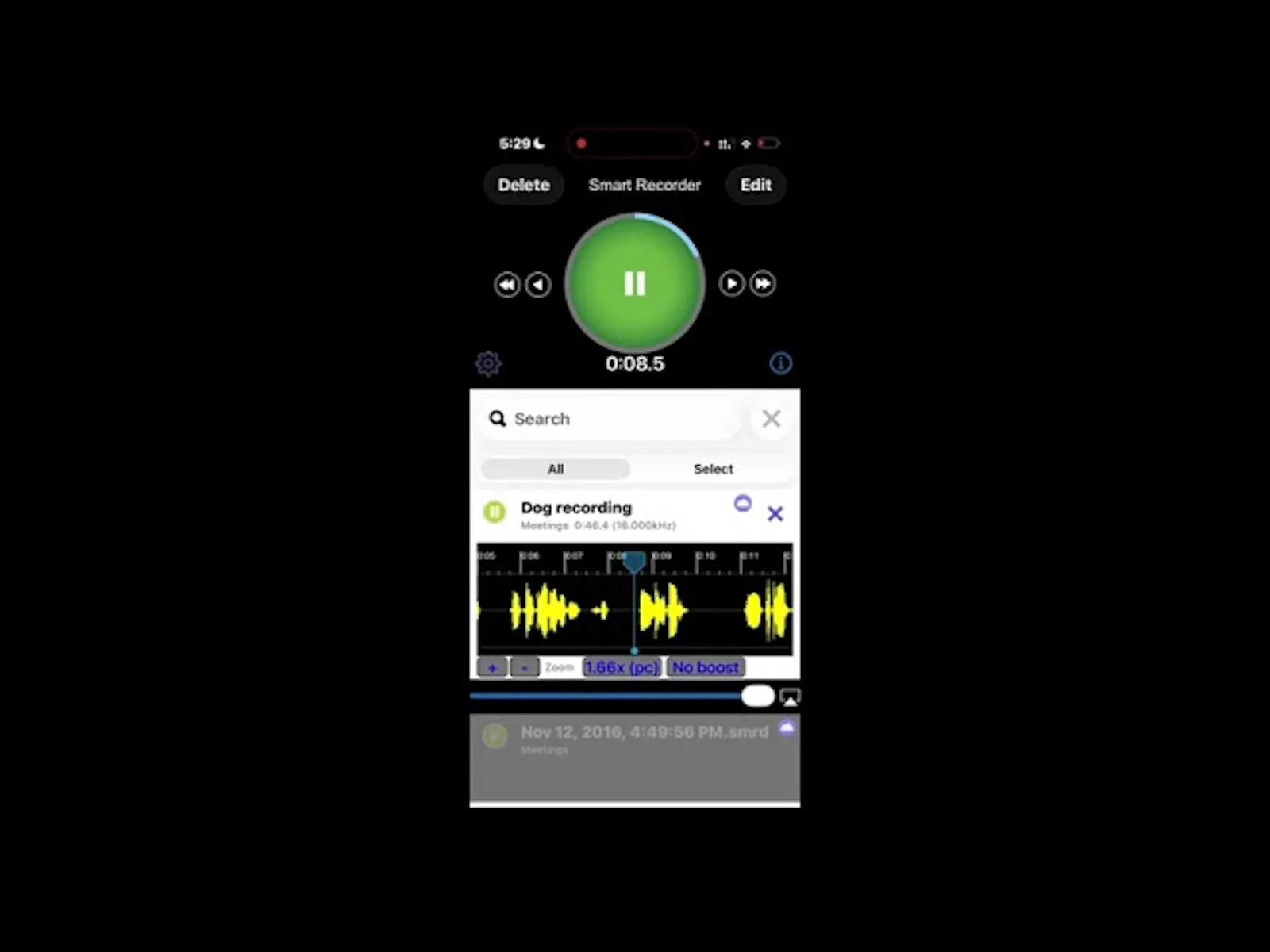 Smart Recorder screenshot 1 (video preview)