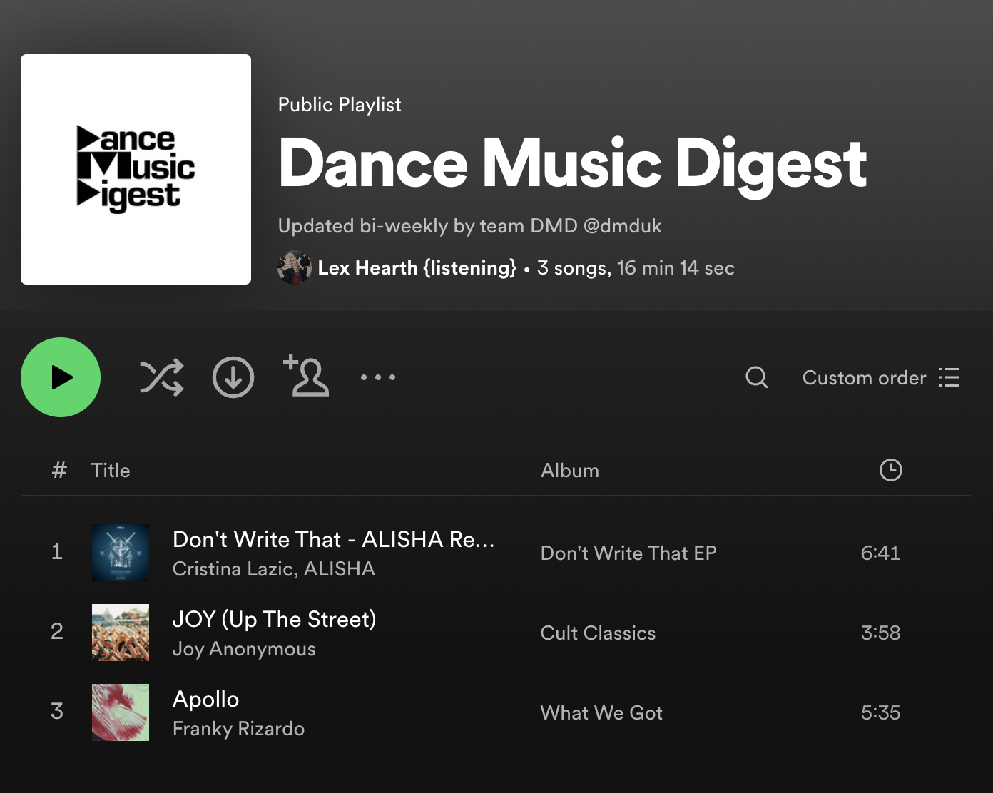 Dans Müzik Özeti media 2