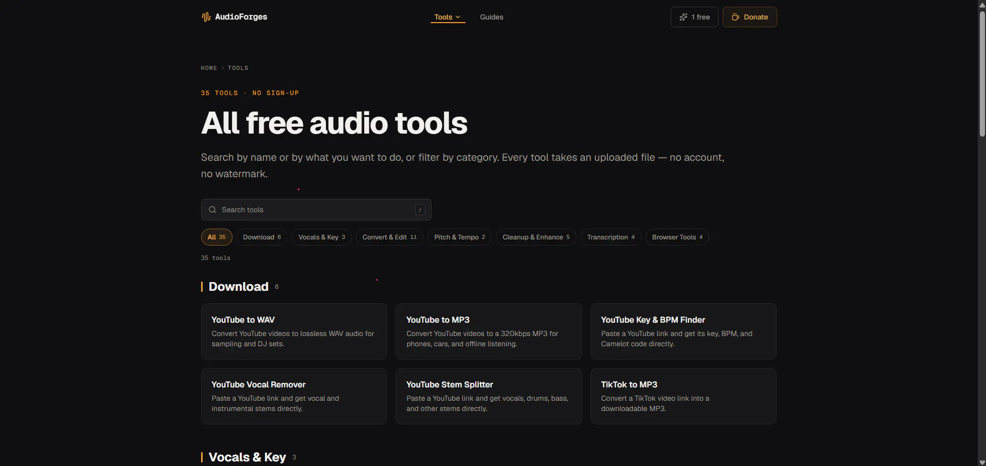 AudioForges gallery image