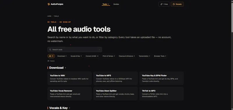 AudioForges screenshot 4