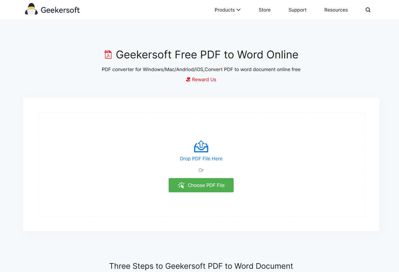 وسائط Geekersoft PDF Converter - قم بتحويل PDF بسهولة إلى Word أو Excel أو تنسيقات أخرى. 3