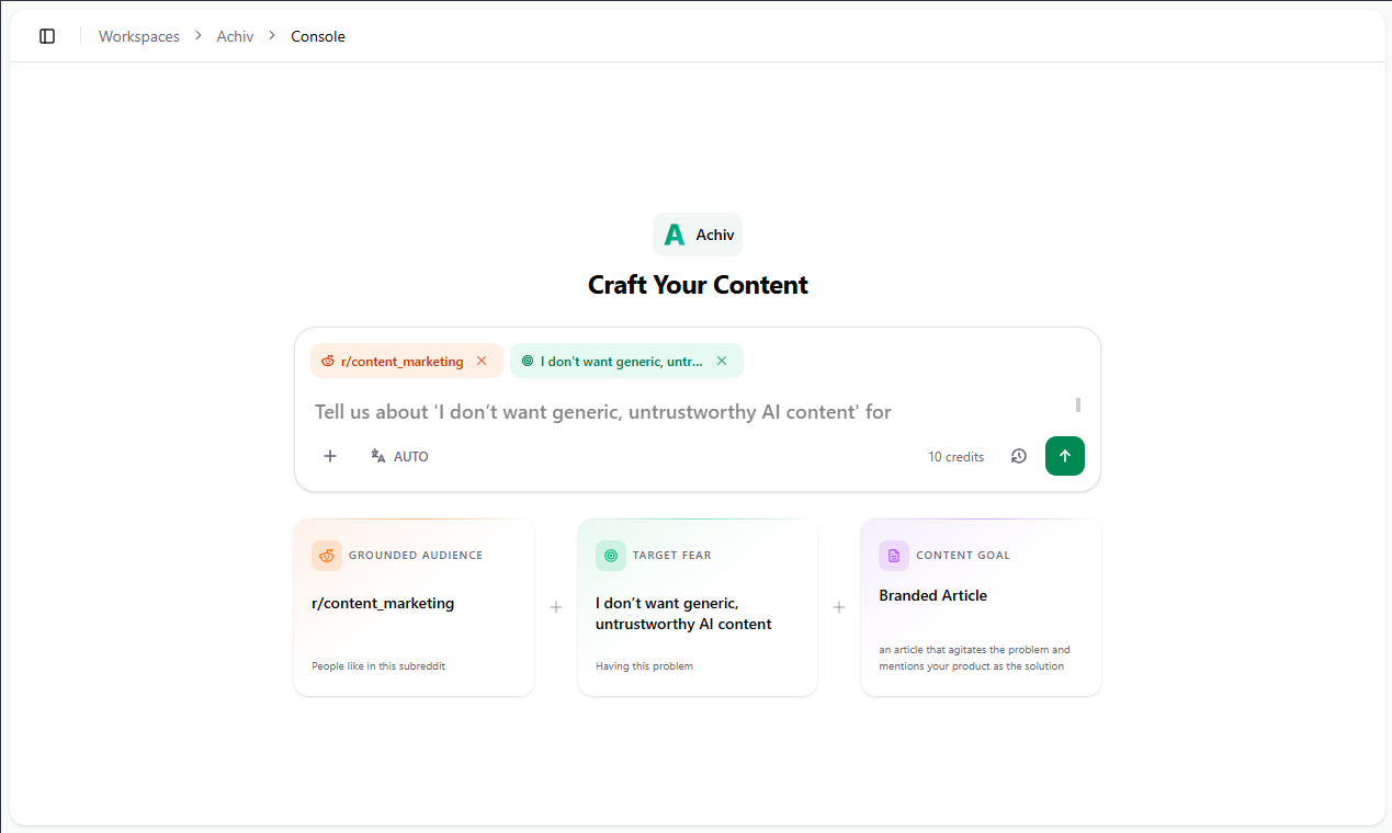 Achiv - Stop Guessing What to Write gallery image