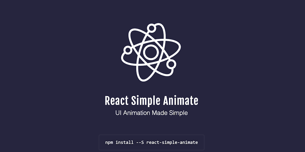 React Simple Animate - Product Information, Latest Updates, and Reviews  2023 | Product Hunt