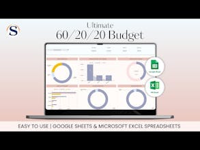 60/20/20 Budget Planner Template Excel gallery image