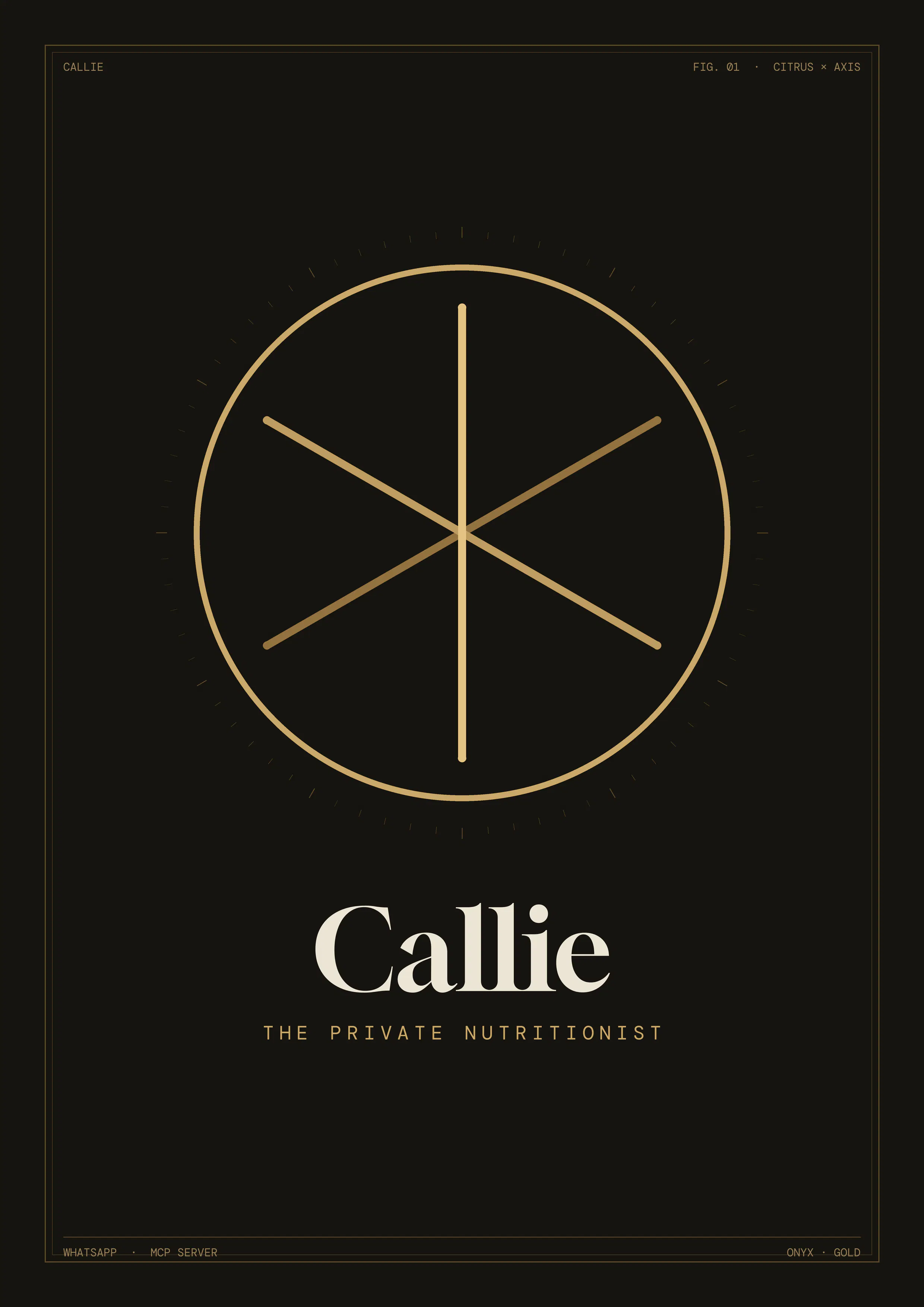 Callie · Agentic nutrition tracking 截图