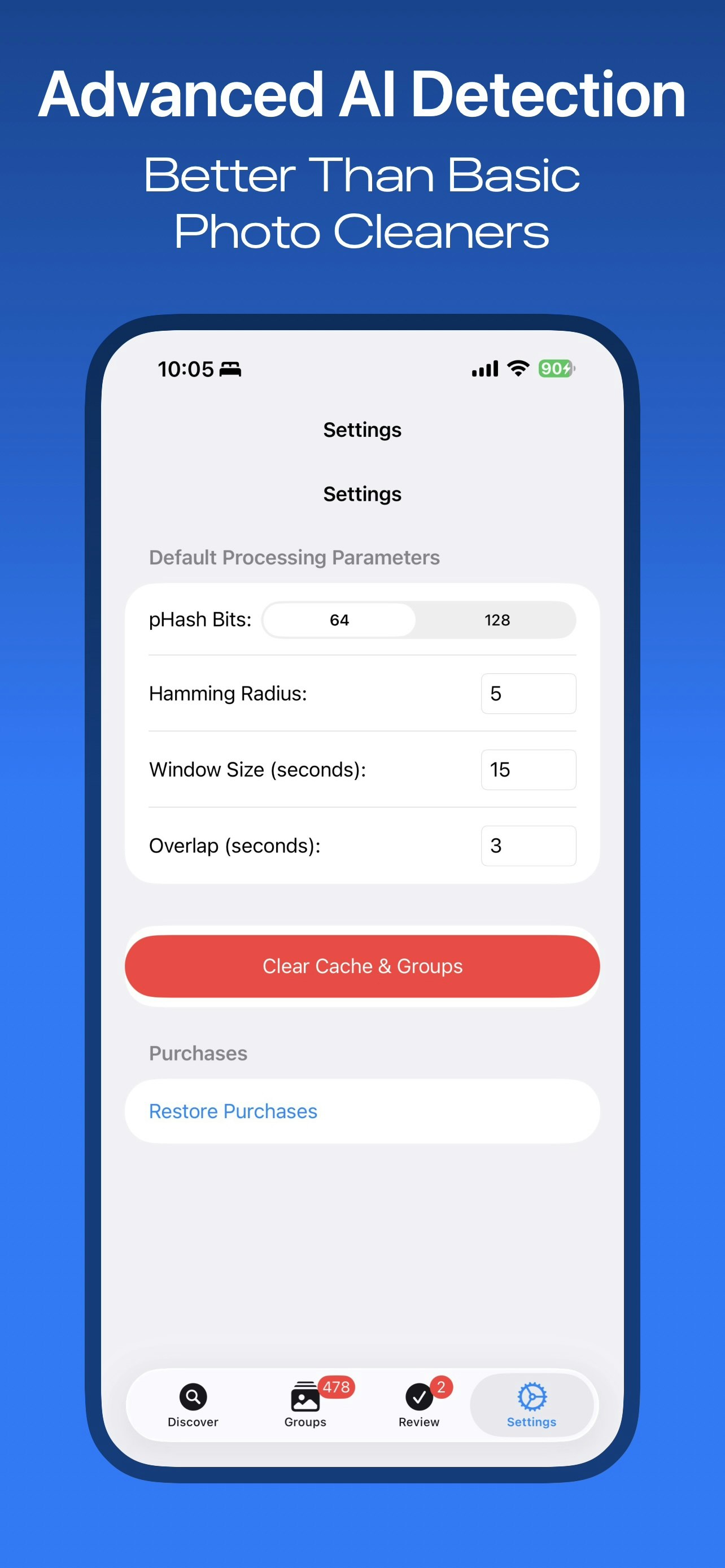 Similars: clean your photo library gallery image