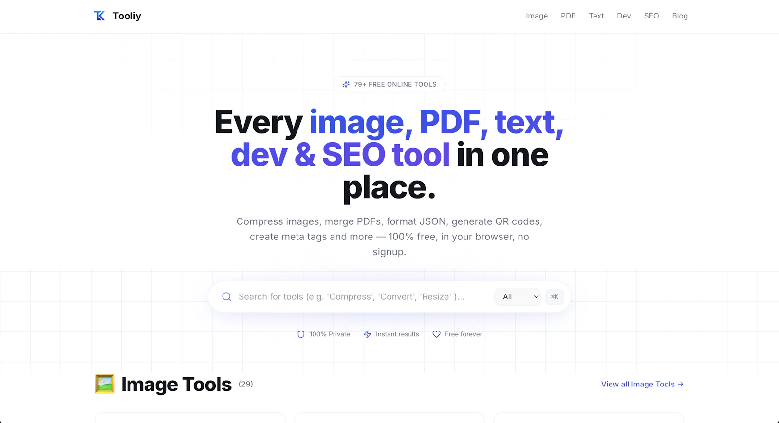 Tooliy screenshot 1