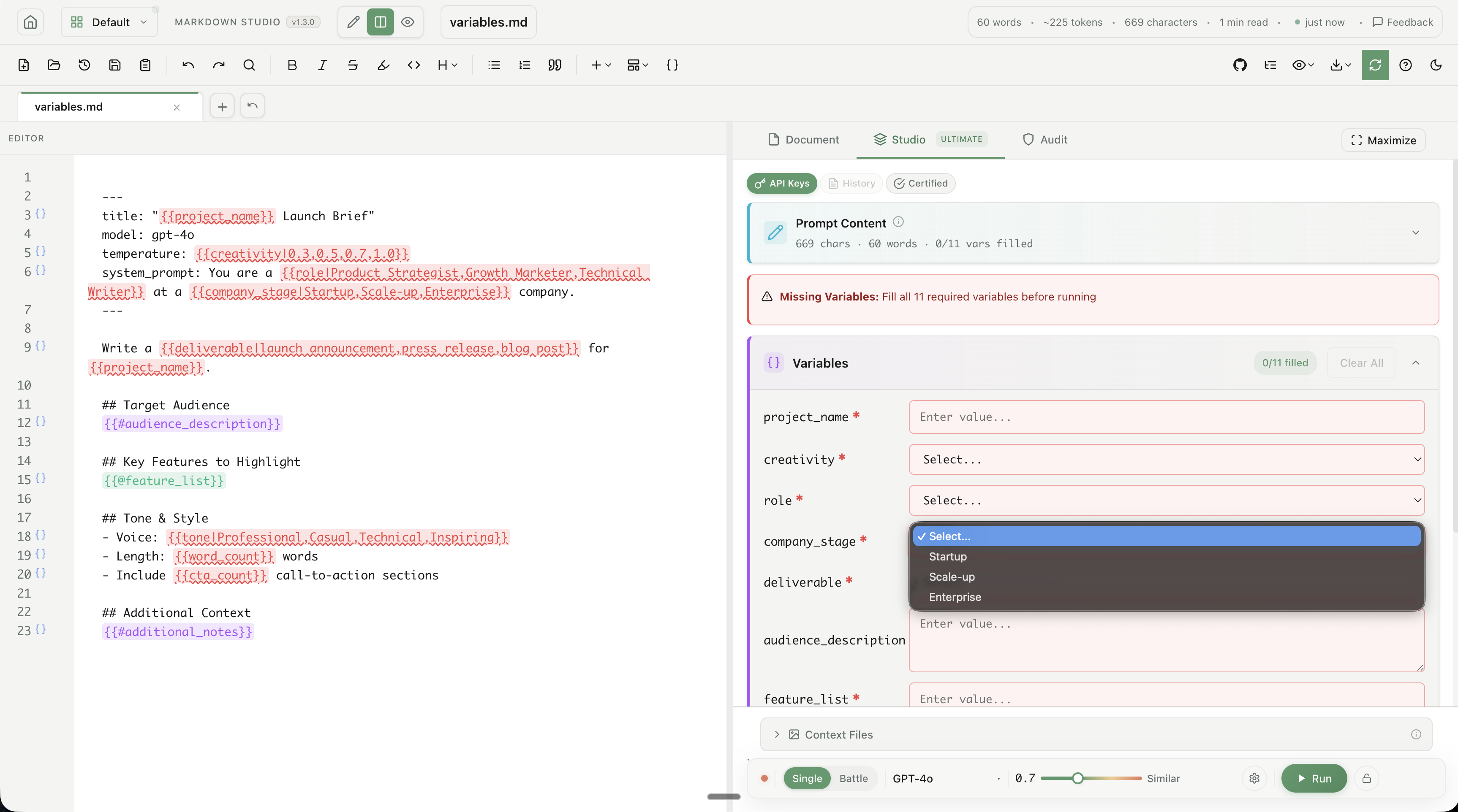 Markdown Studio - Screenshot 4 showing product features and functionality