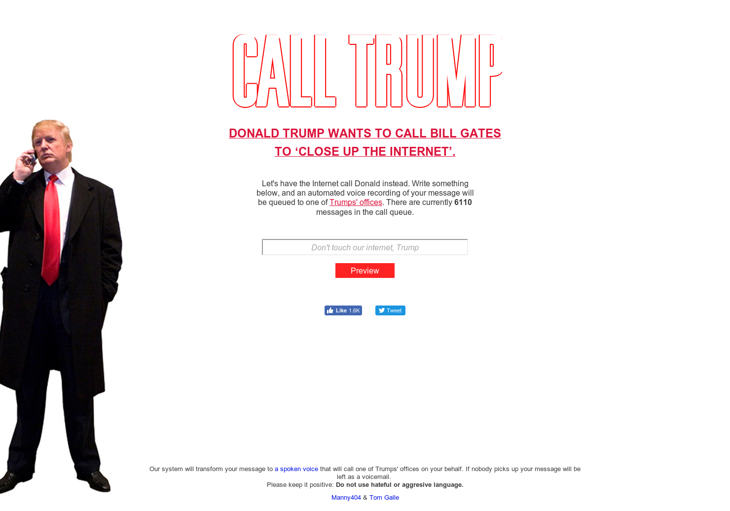 Call Trump gallery image