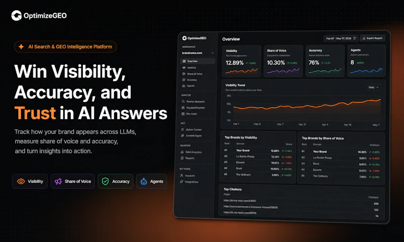 OptimizeGEO.ai screenshot 2