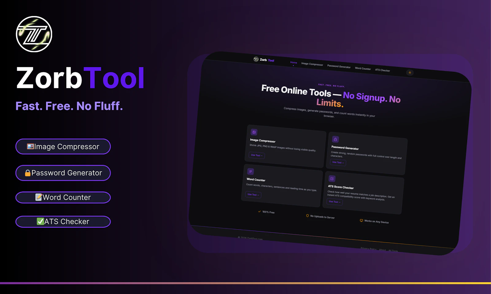 ZorbTool screenshot 1