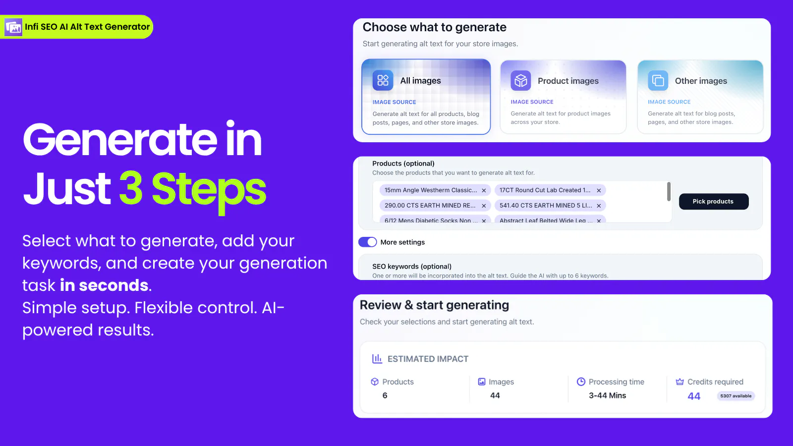 Infi SEO AI Alt Text Generator screenshot 5