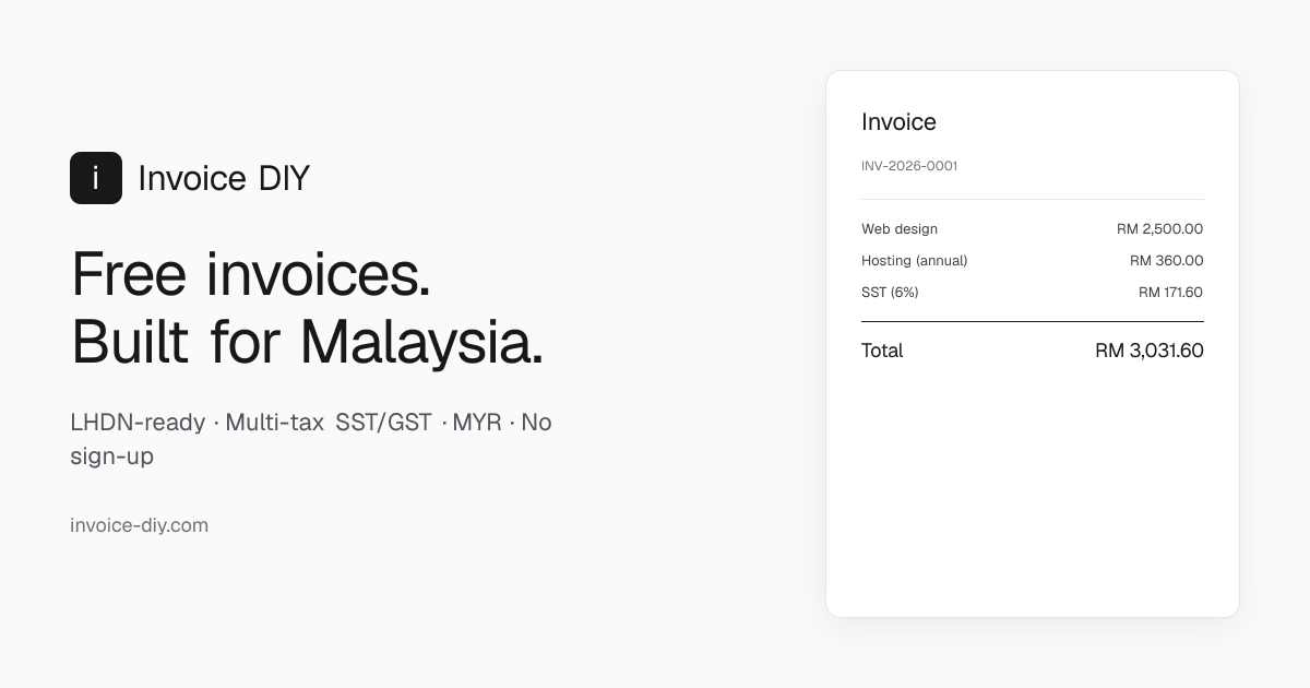 Invoice DIY gallery image