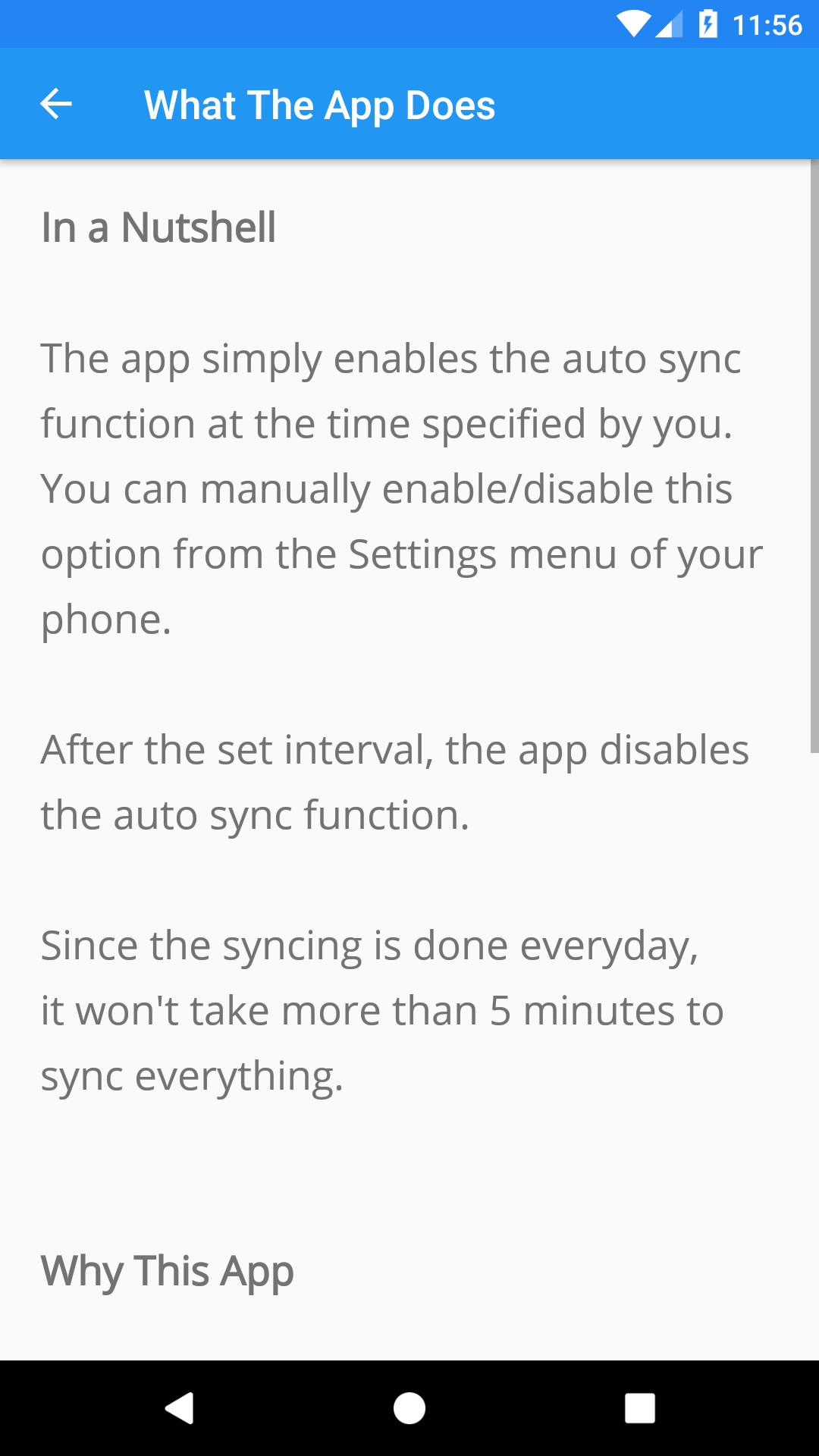Schedule Auto Sync and Save Battery gallery image
