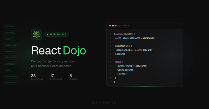 React Dojo screenshot 1