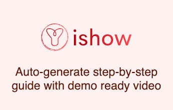 Yishow: Create video how-to guide gallery image