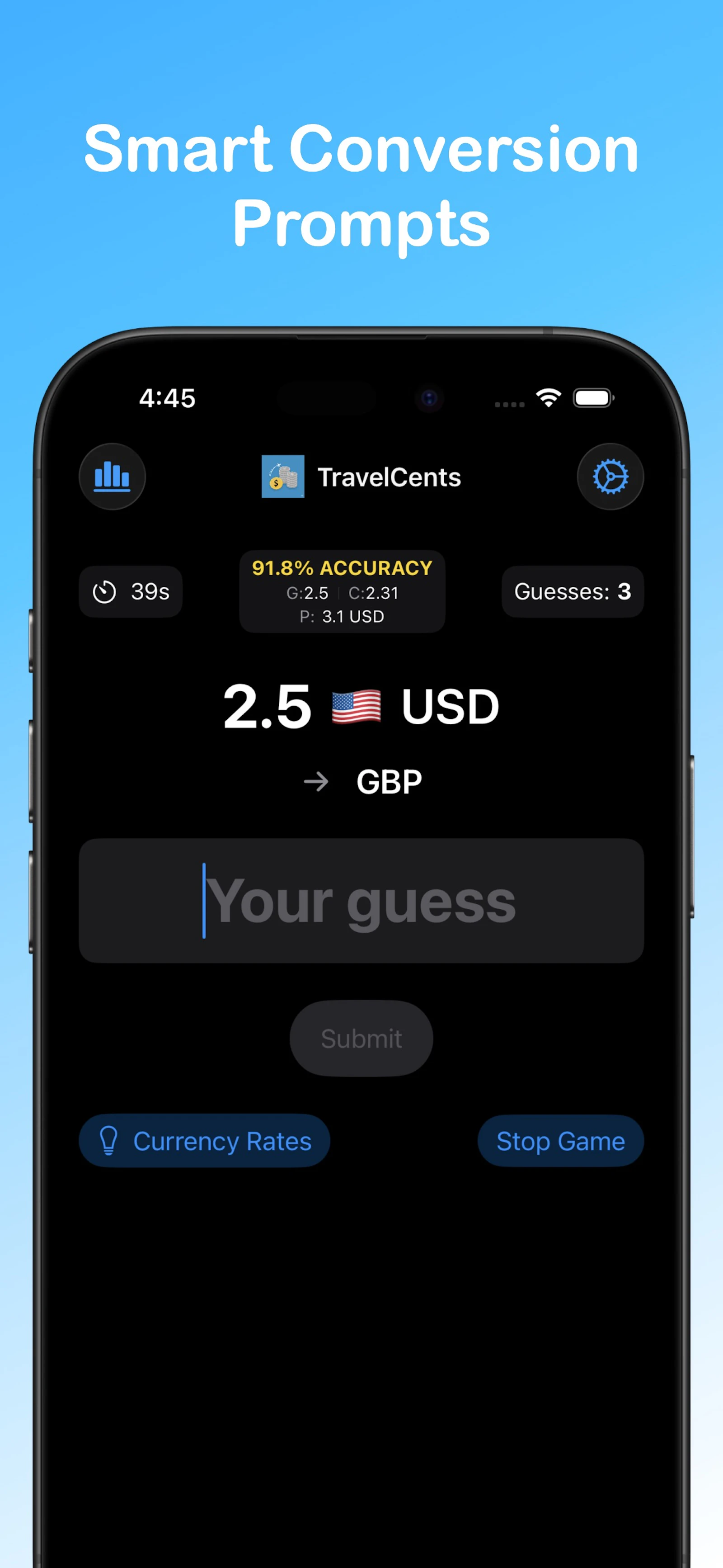 TravelCents: Currency Trainer screenshot 1