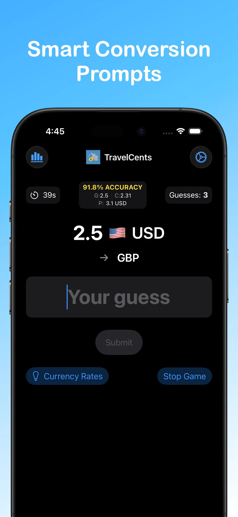 TravelCents: Currency Trainer screenshot 1