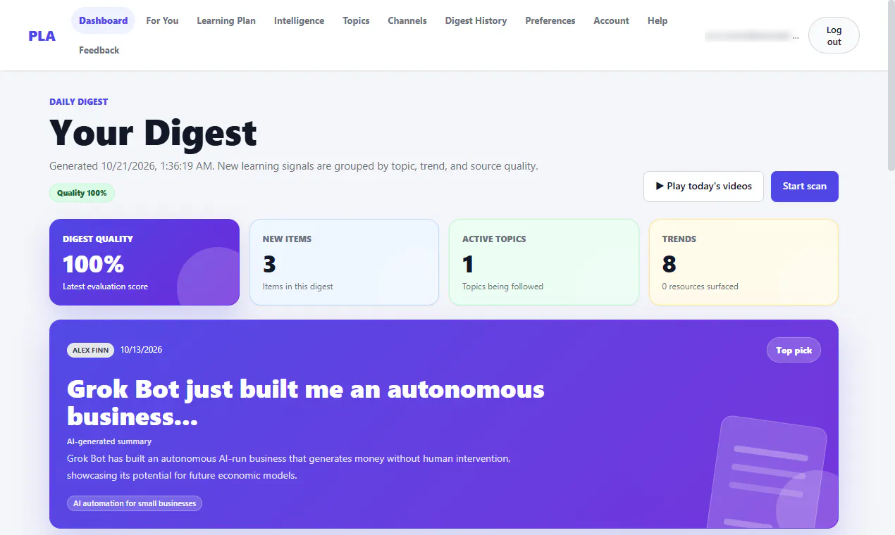 Personal Learning Assistant gallery image