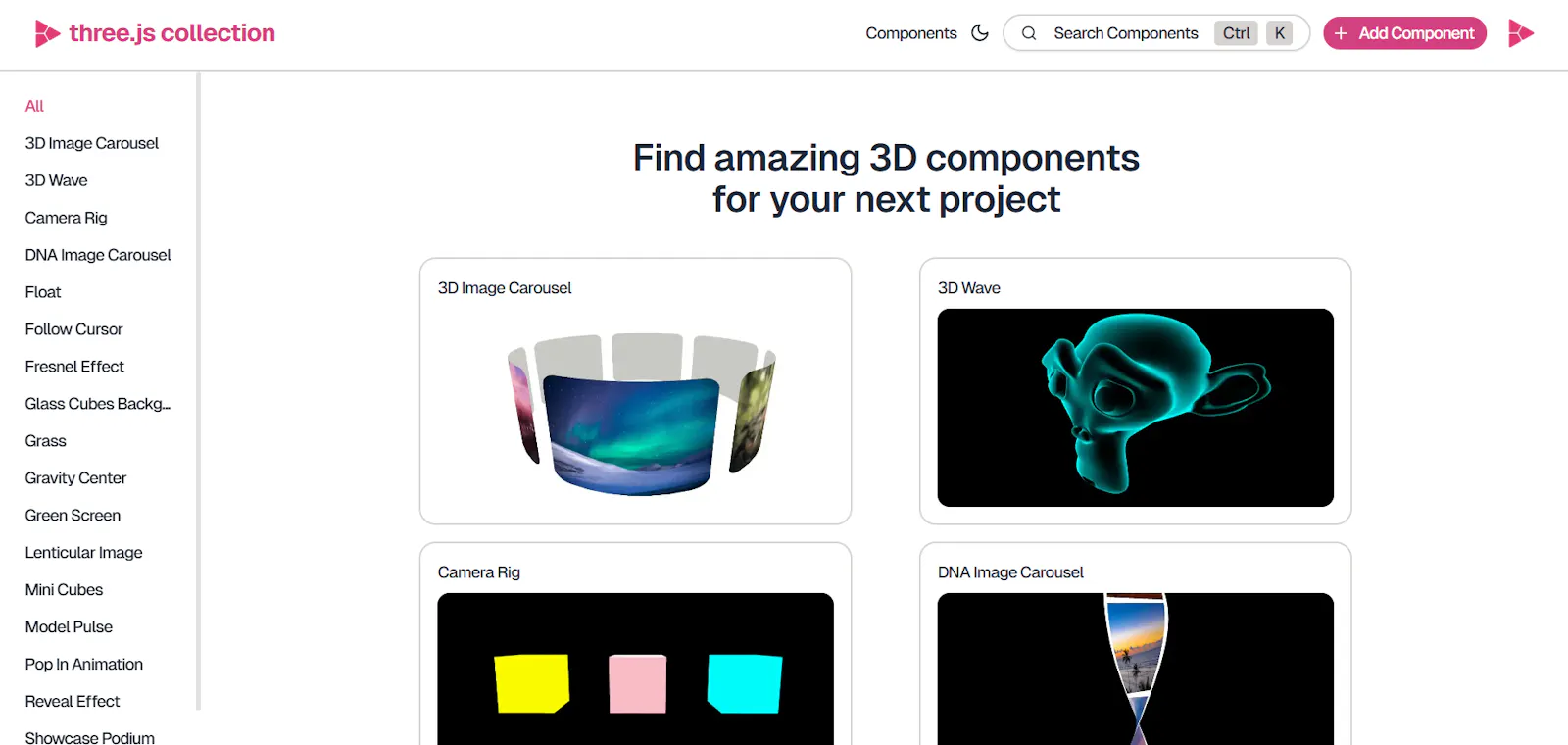Three.js Collection screenshot 2