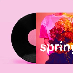 VinylFunders - Product Hunt launch logo and brand identity