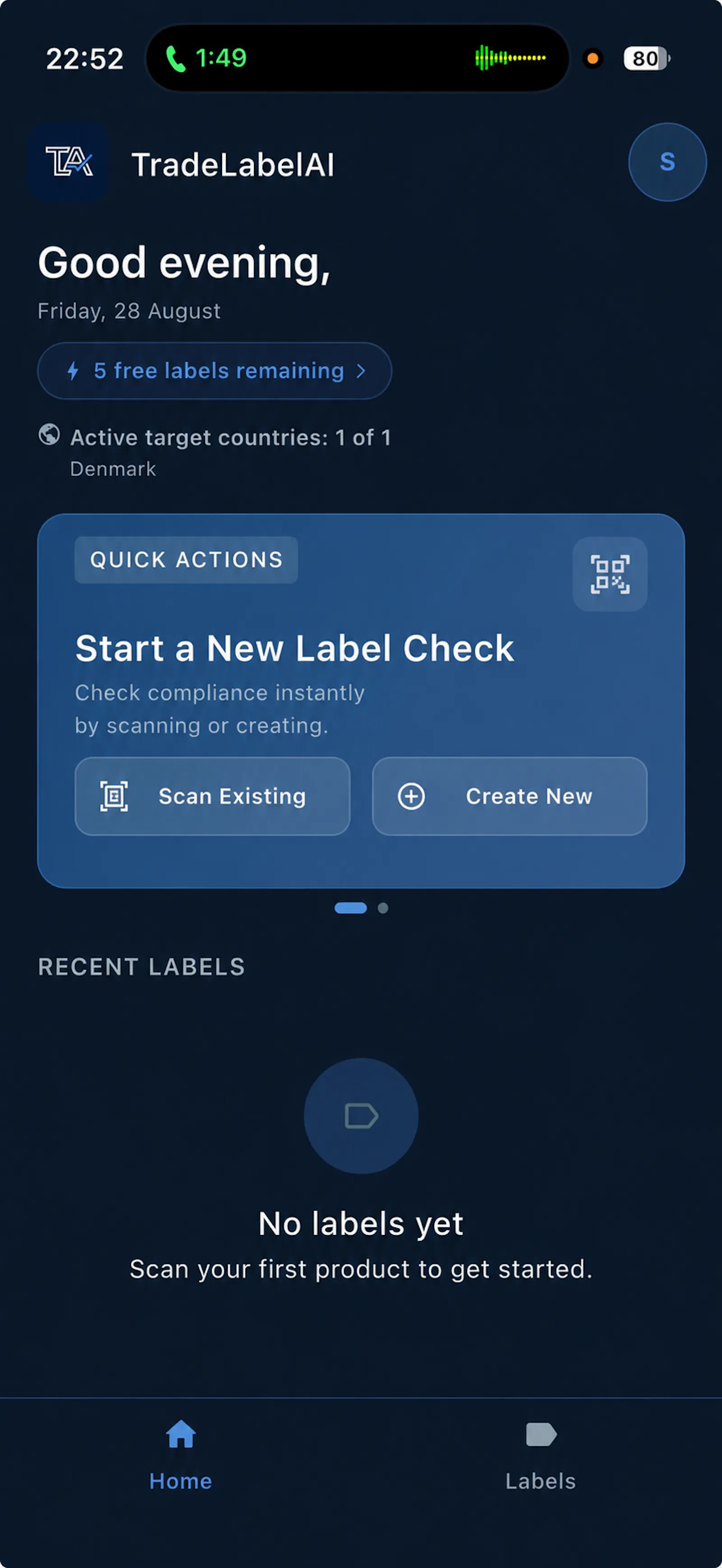 TradeLabelAI screenshot 1