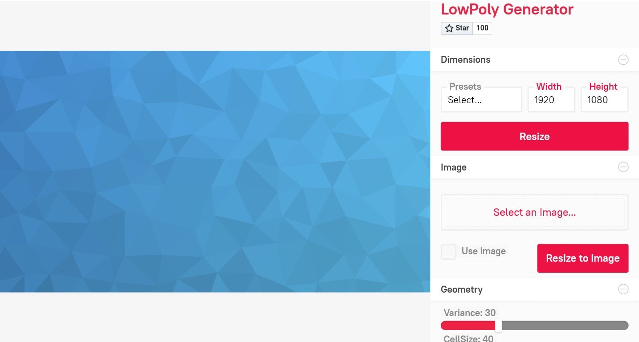 LowPoly Generator gallery image