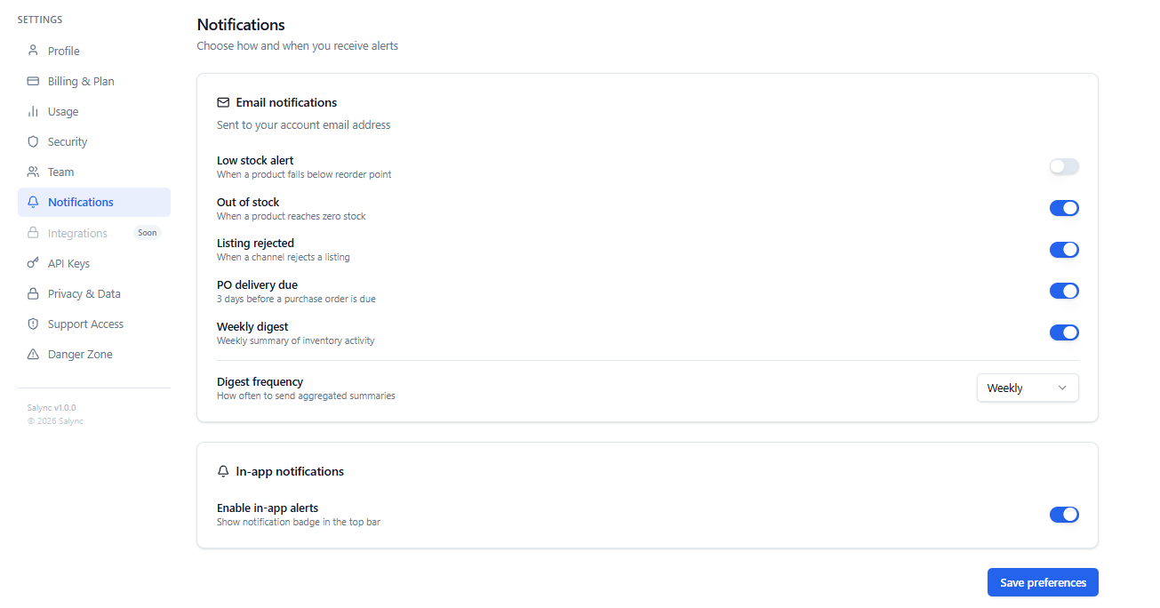 Salync - Stock Management gallery image