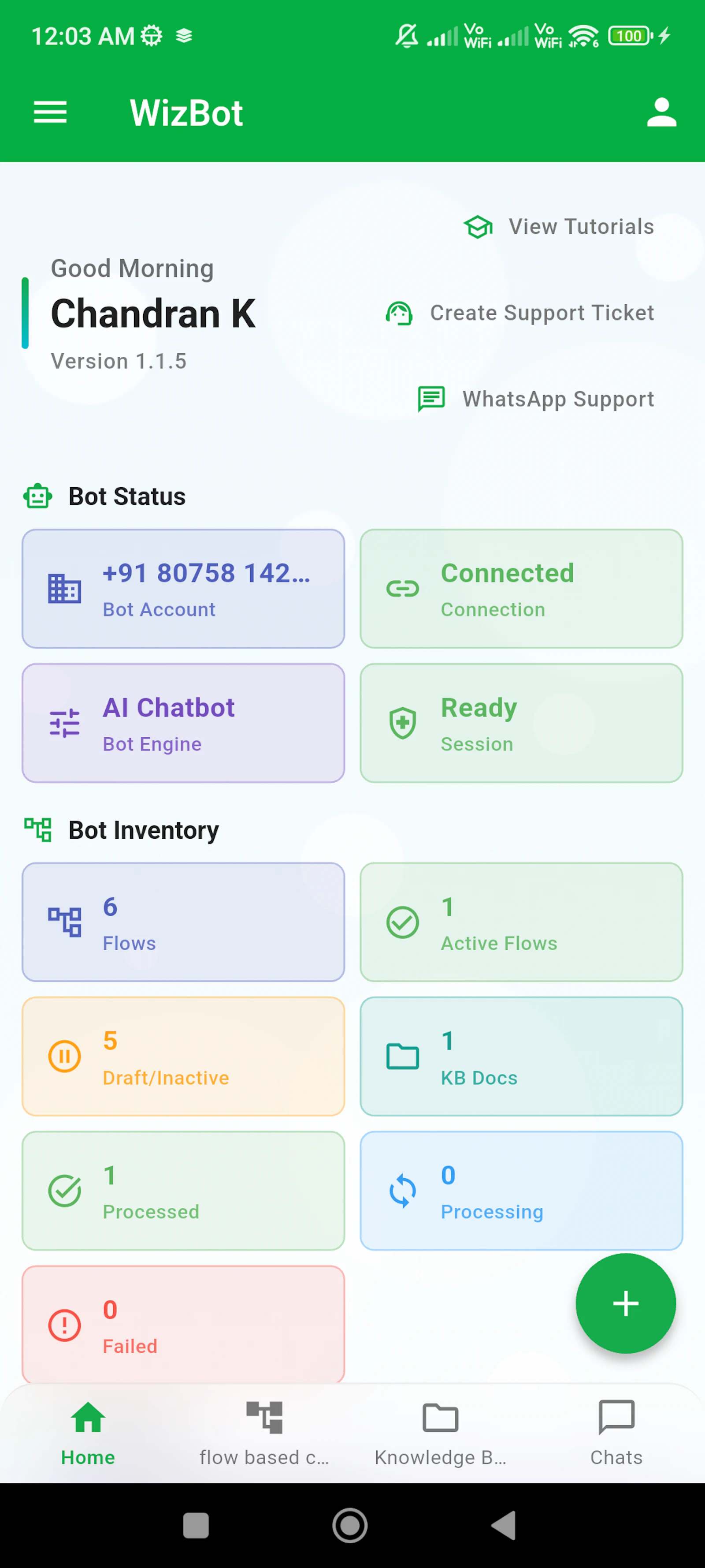 WizBot: No-Code WhatsApp AI Chatbot  screenshot 3