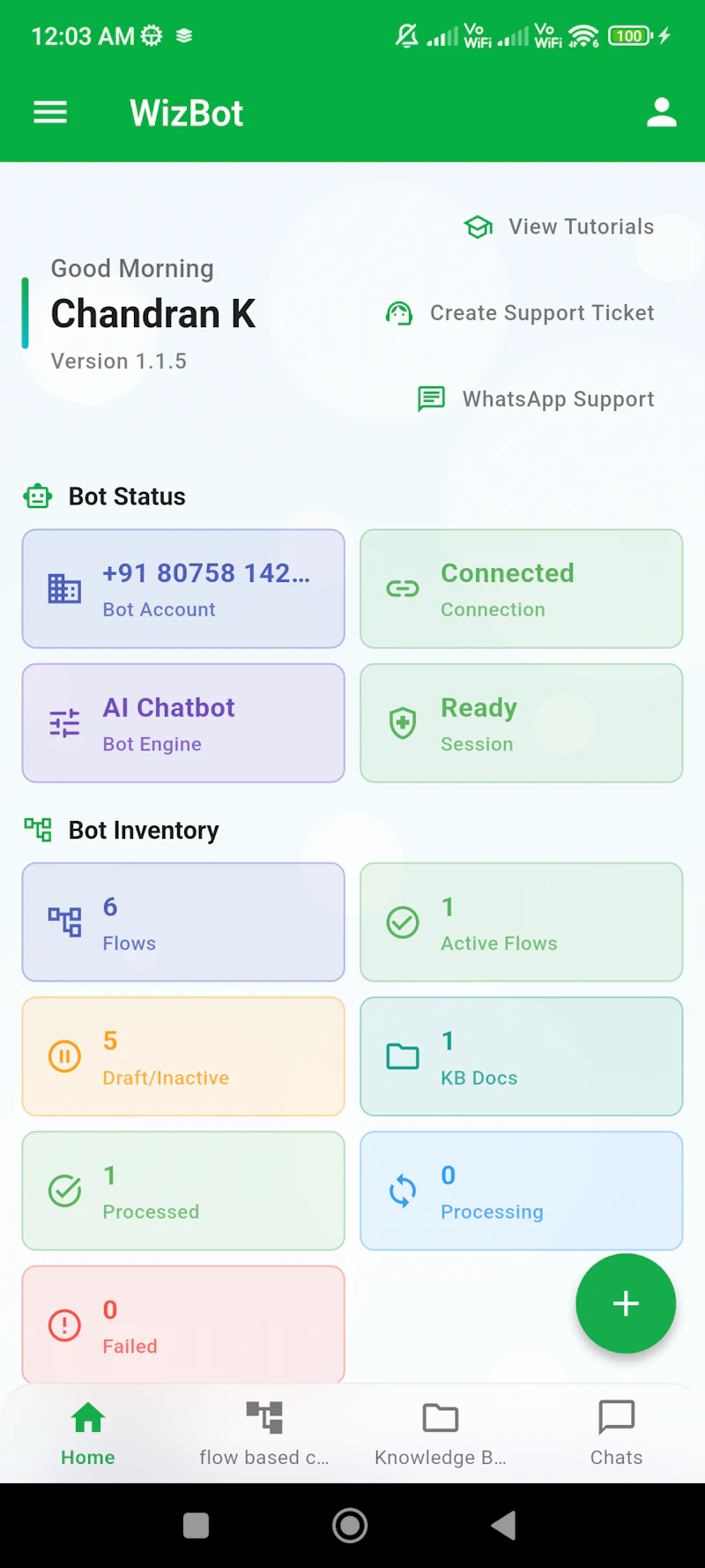 WizBot: No-Code WhatsApp AI Chatbot  screenshot 3