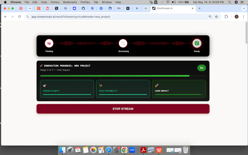 ElonPrompt AI: Your Vibe Coding Refinery screenshot 3