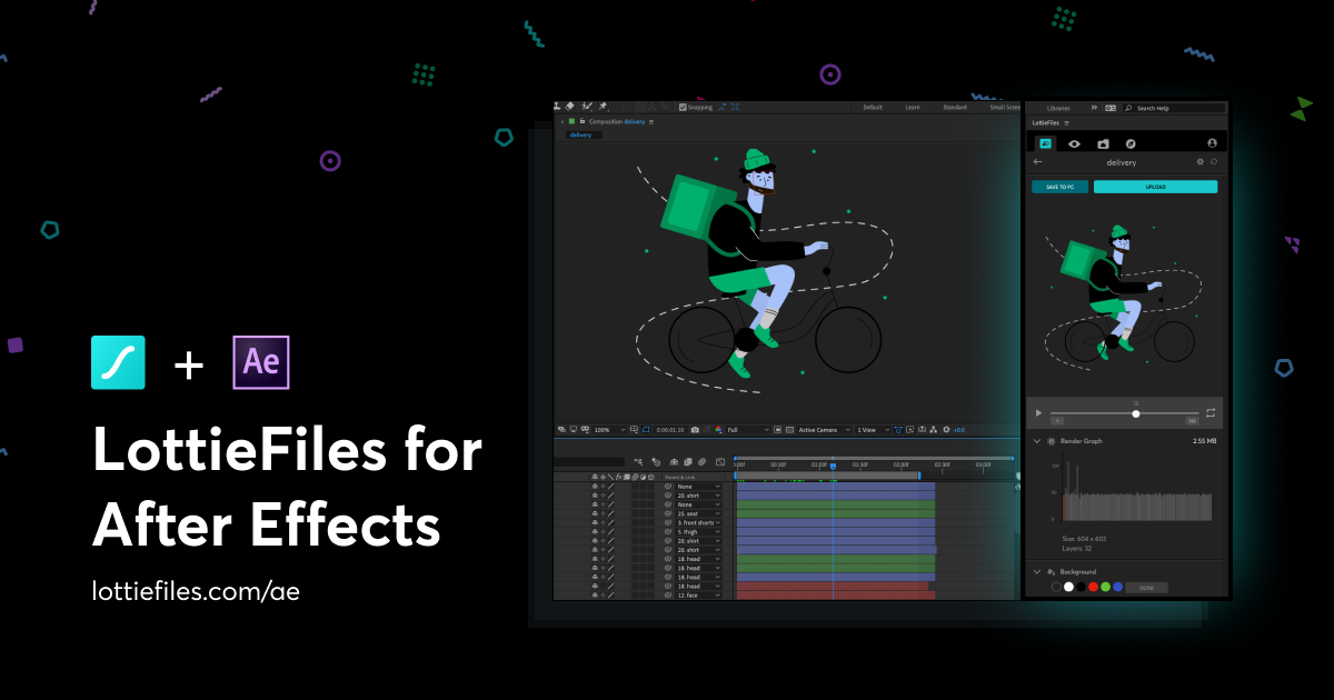 Lottiefiles after effects не работает