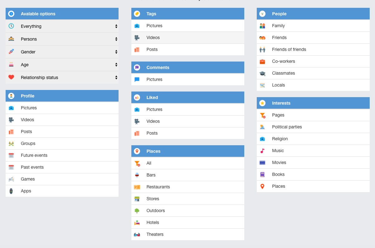 Facebook Stalkscan gallery image
