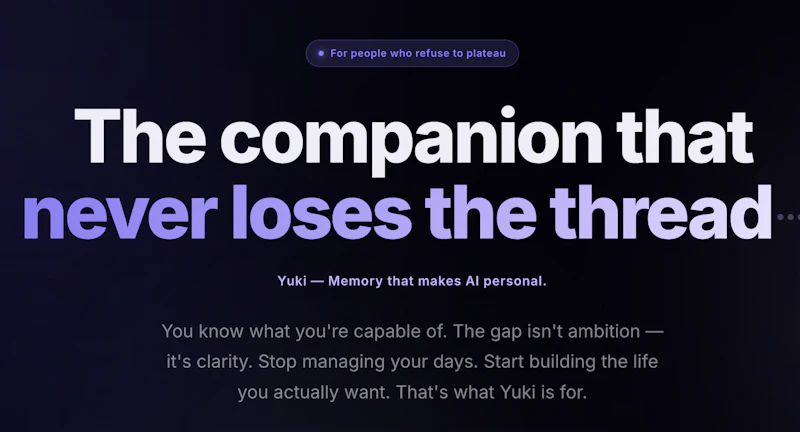 Yuki screenshot 1